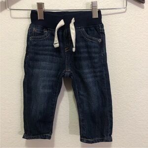 Baby Gap Kids Boys Toddler Denim Jeans Size 6-12 Months Slim Elastic Waist